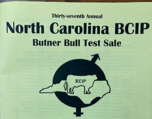 NC BCIP Butner Bull Test Sale & C & G Livestock (Est of Jerry Hamill - dec.) Enfield, NC