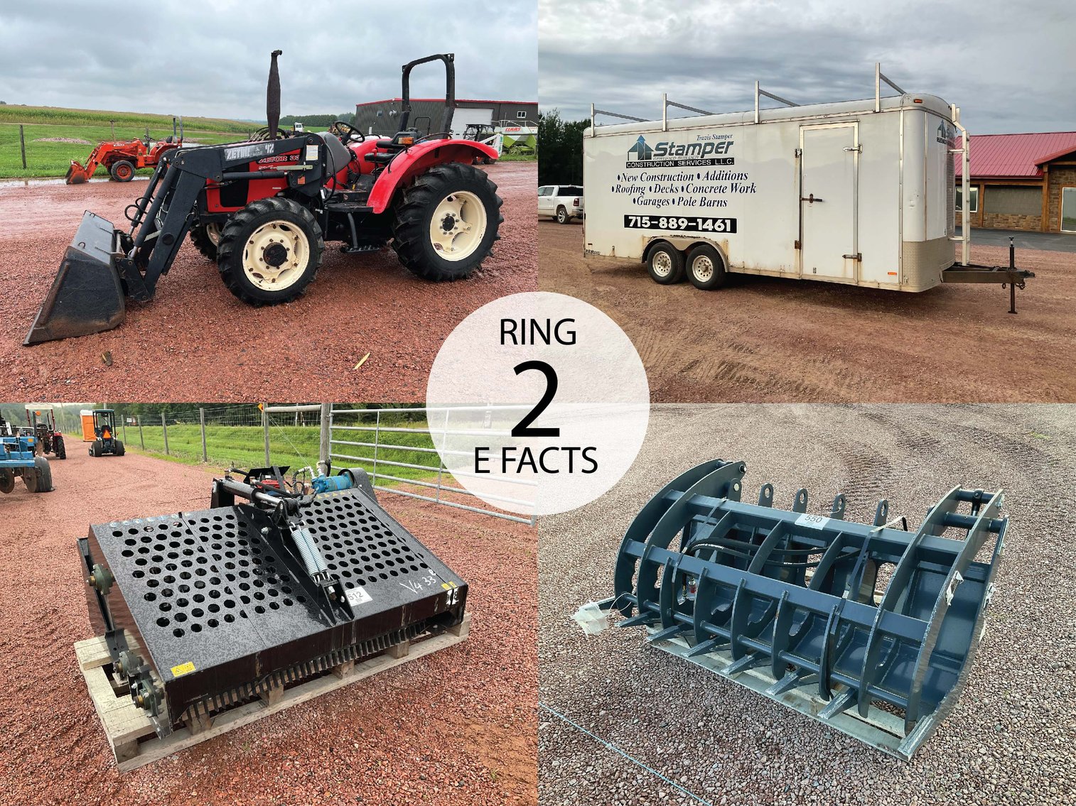 Annual Fall Equipment Auction: Ring 2 Equipment Facts