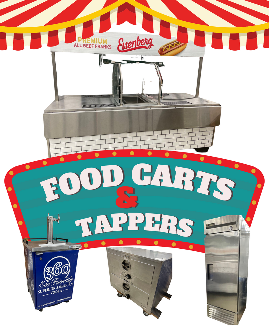 Mobile Food Carts, Buffets, Refrigeration & Keggerator