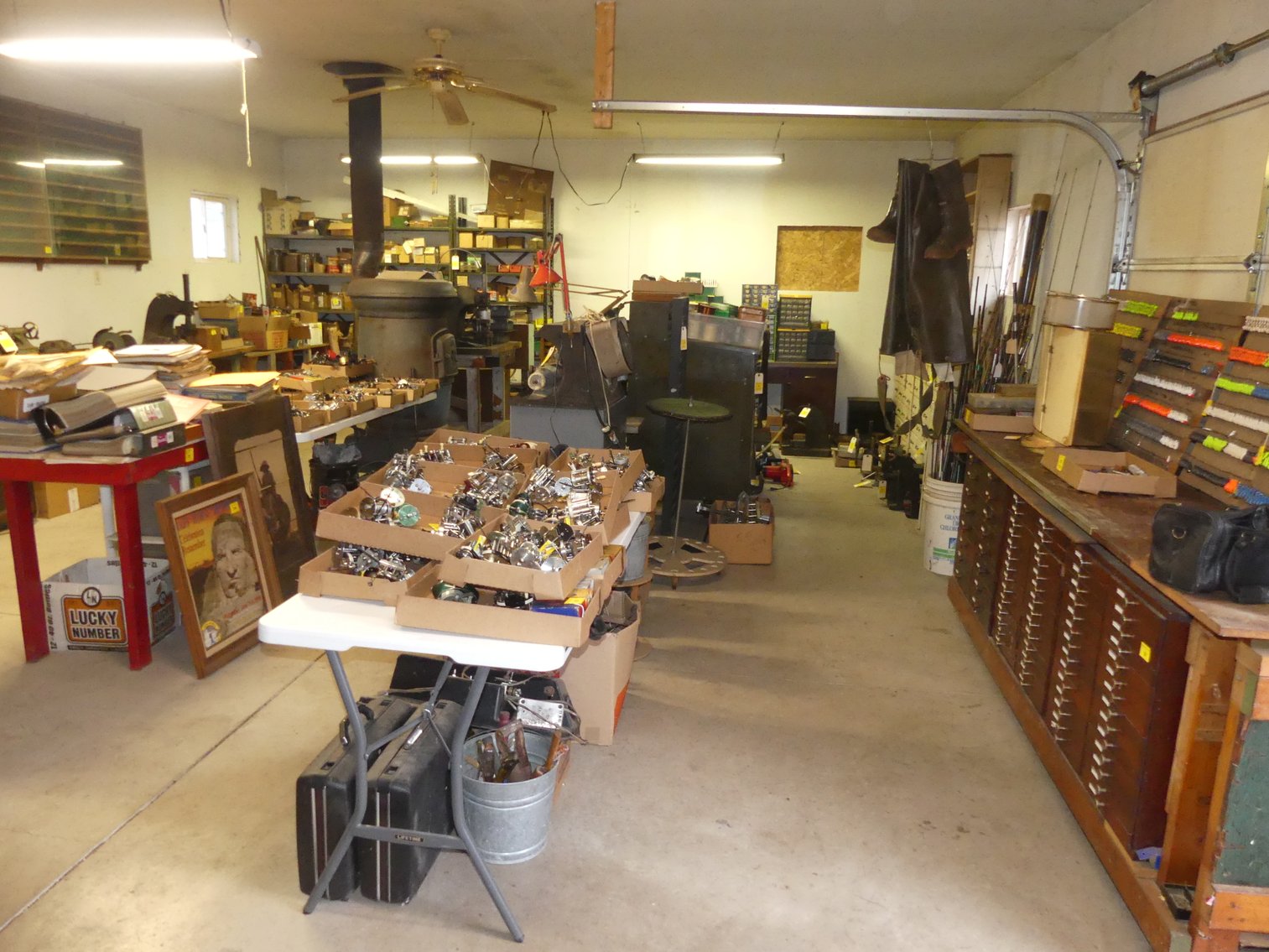 Fishing Reel & Rod Repair Shop Auction - March 23, 2023