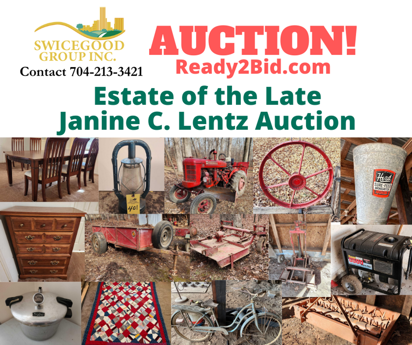 Estate of the Late Janine C. Lentz Auction
