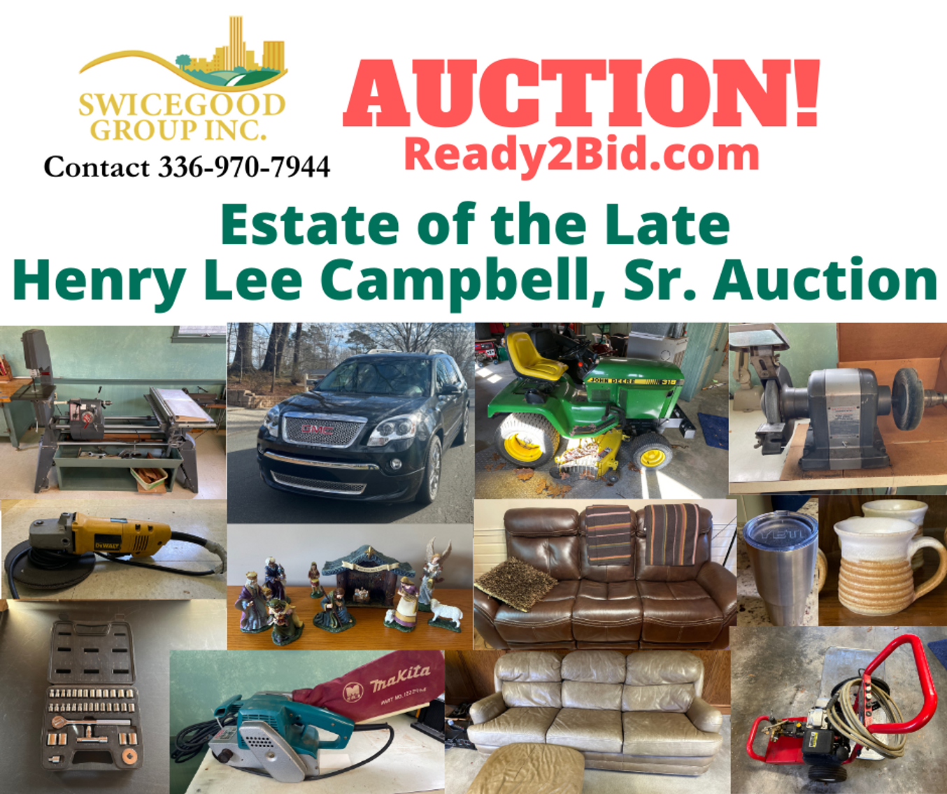 Estate of the Late Henry Lee Campbell, Sr. Auction