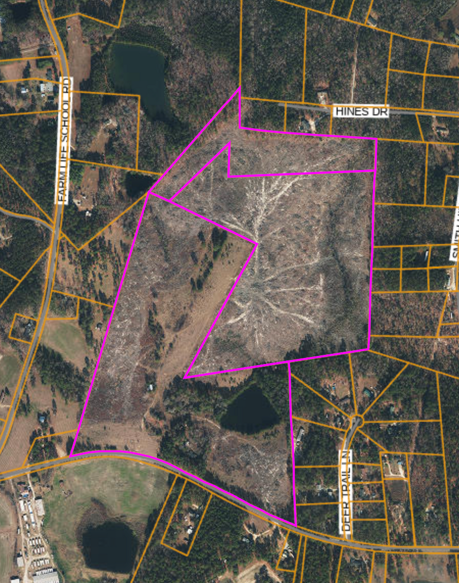 Auction for 119 + - Acres Carthage, NC  Moore County