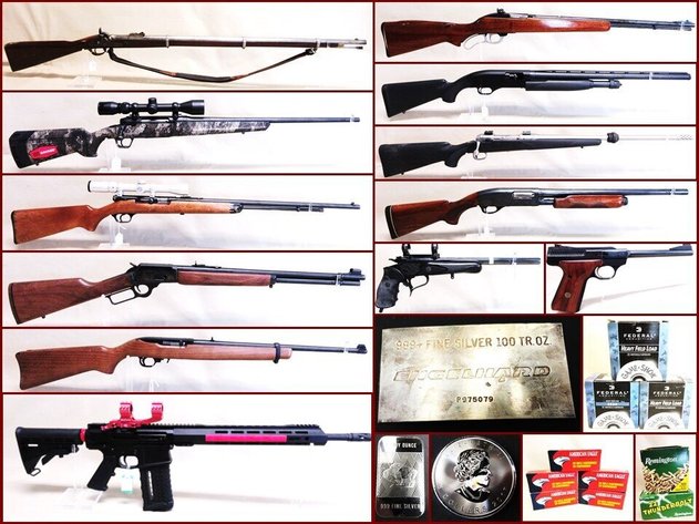 August Firearms, Silver, Ammunition, Archery & Reloading