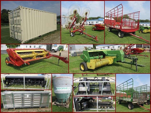 C-Cans, New Inventory and Farm Machinery (white tag)