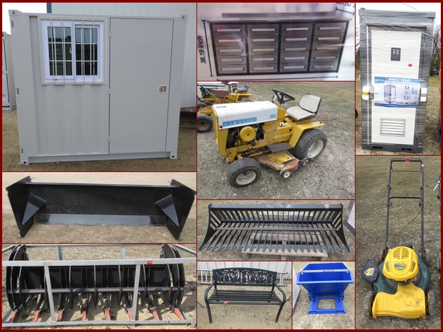 Skid Steer Attachments, Tool Chests, Collectibles, Lawn & Garden