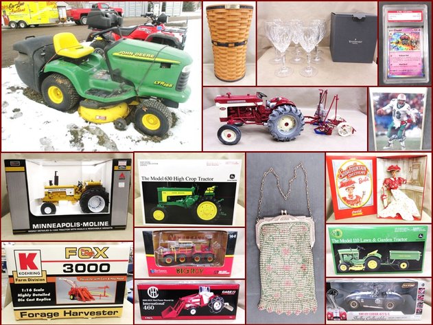 Lawn Mower, Die-Cast, Sterling and Autographed Memorabilia (red tag)