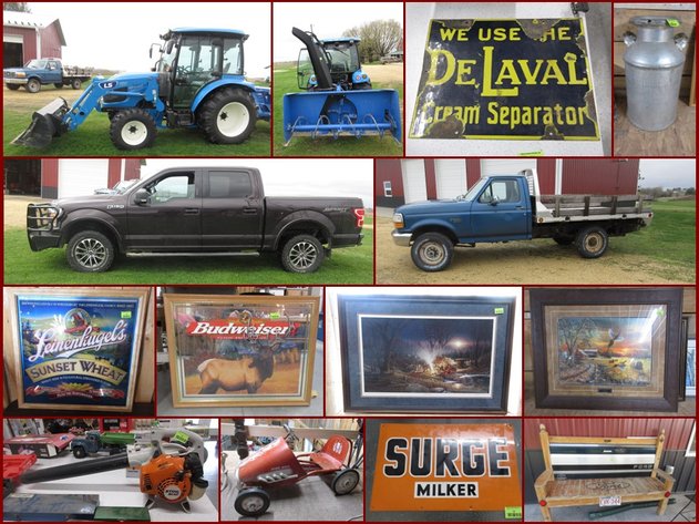 Dennis Haglund Jr Estate - Trucks, Tractor, Tools, Collectibles & Household