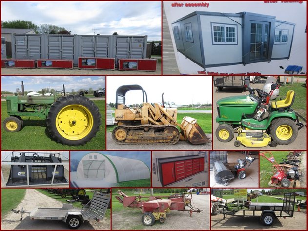 Tractor, Machinery, Storage & Tools (blue tag)