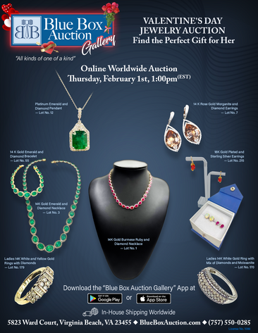 Valentines Day Jewelry Auction - Find the Perfect Gift for Her