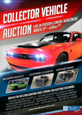 Spring 2024 Collector Car Auction