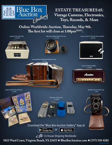 Estate Treasures 65: Vintage Cameras, Electronics, Toys, Records, & More 