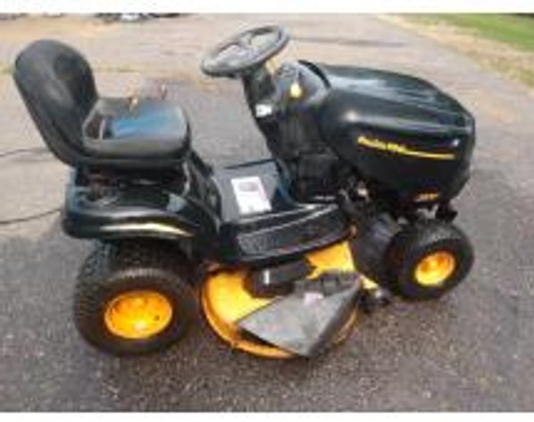 RC Auctions LLC: Poulan Pro 500 Riding Lawnmower, Antique Boat Motors and More