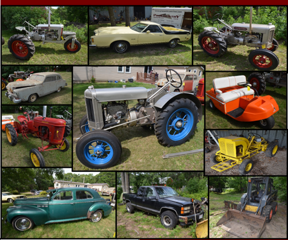 SILVER KING TRACTORS, MASSEY TRACTOR, PLYMOUTH TRACTOR, TOOLS, AC GOLF CART, AND MORE - Eau Claire, WI