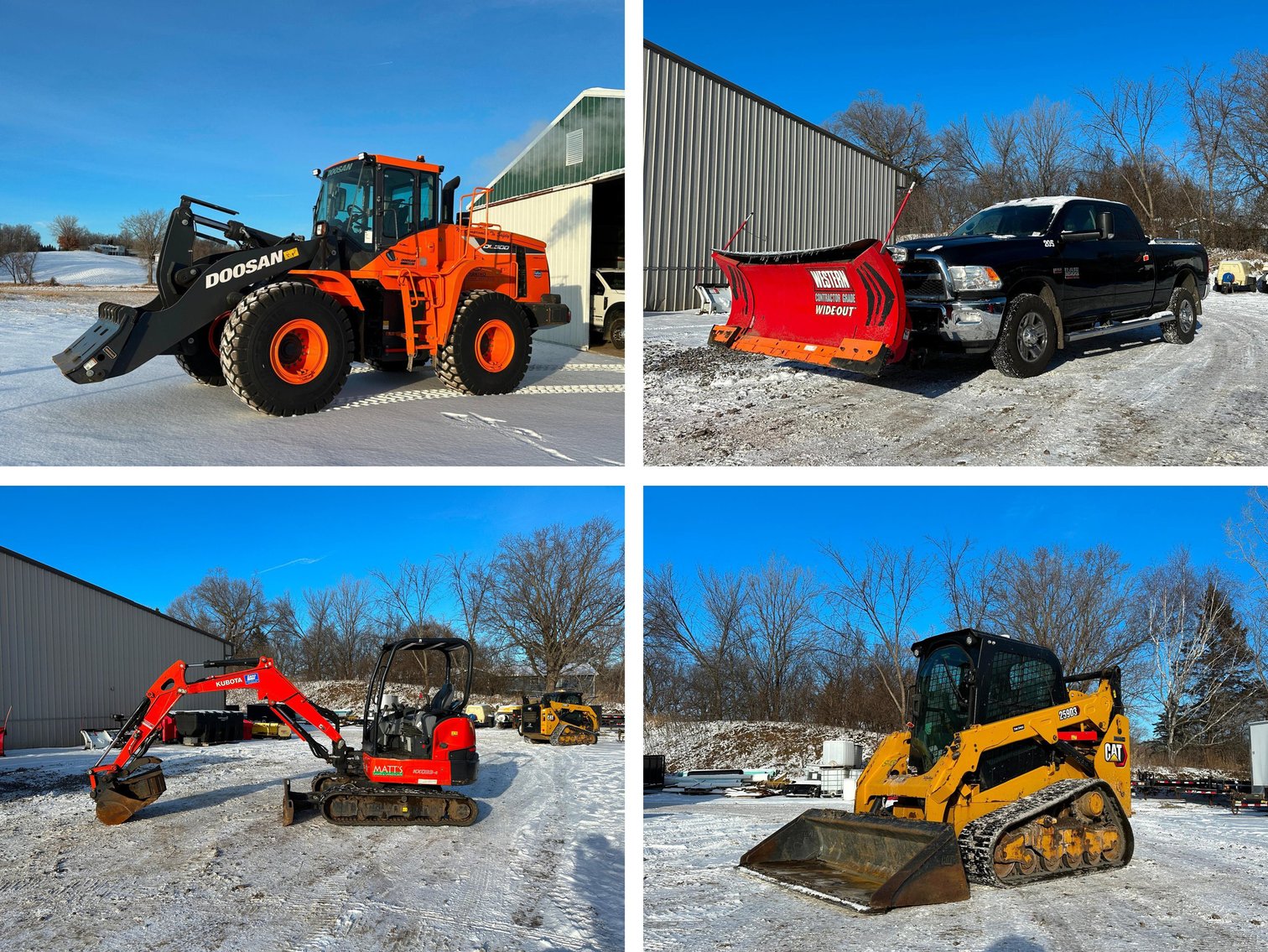Snow Plowing & Excavating Contractor Surplus to Ongoing Operations