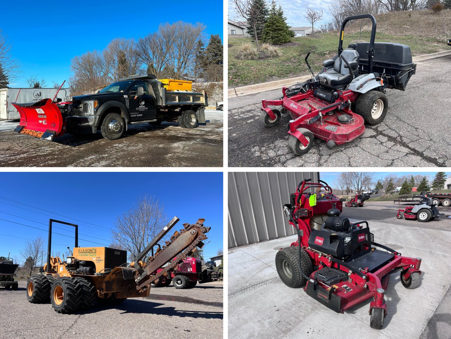 Lawn Care, Snow & Excavating Contractor Surplus to Ongoing Operations