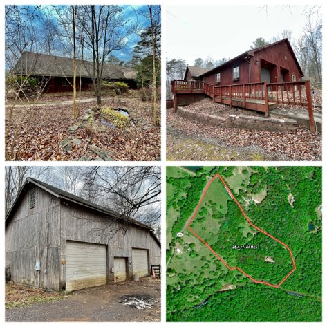 Image for 4 BR/2.5 BA Home w/Basement, Barn & Hazel River Frontage on 28.4 +/- Acres in Culpeper & Rappahannock County, VA--SELLING to the HIGHEST BIDDER via ONLINE ONLY BIDDING!! 