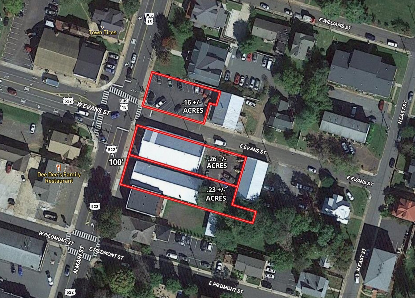 Image for 16 Space Asphalt Parking Lot on Corner Main Street Lot in Downtown Culpeper, VA--SELLING to the HIGHEST BIDDER!!