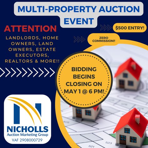 Image for MULTI PROPERTY REAL ESTATE AUCTION EVENT!!  