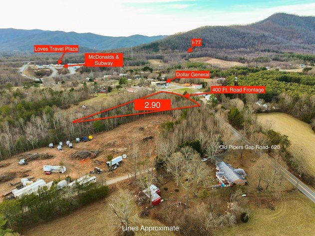 526 Old Pipers Gap Road - Land For Sale in Lambsburg, Virginia