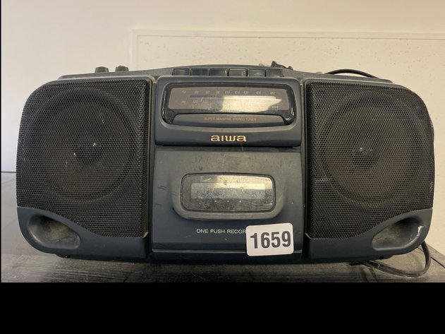 AM/FM cassette radio