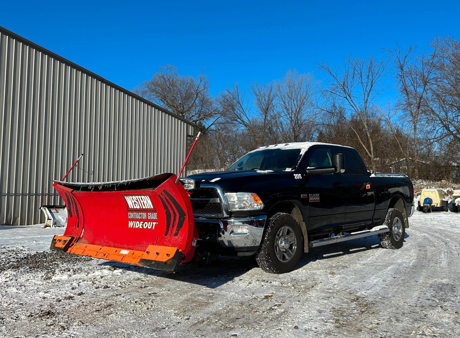 Snow Plowing & Excavating Contractor Surplus to Ongoing Operations